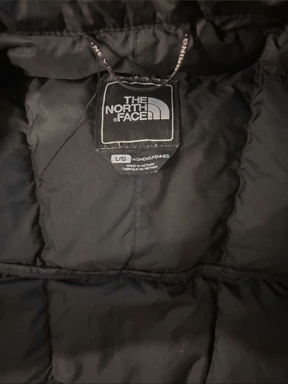 The North Face Women’s Metropolis Down Quilted Parka Jacket - Black - Large - Picture 13 of 15